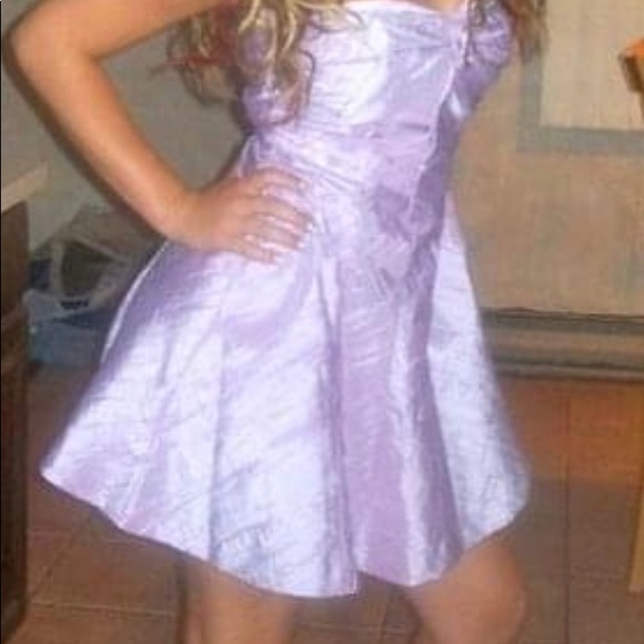 Like new! cut down prom dress no longer fits - Picture 4 of 7